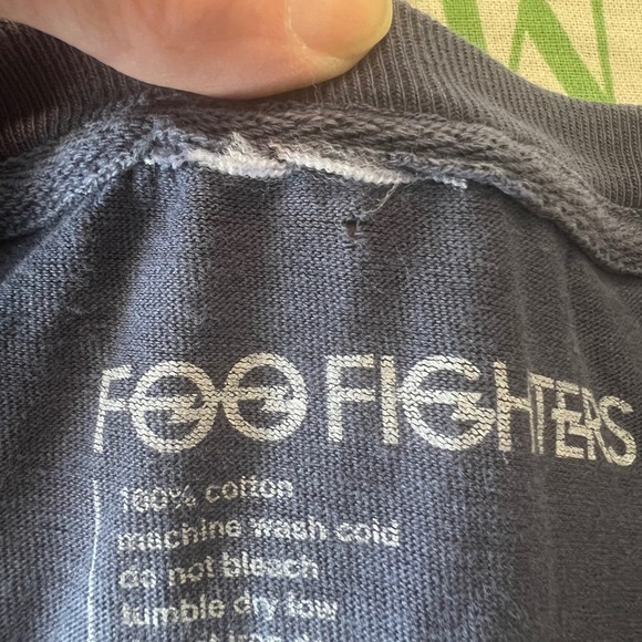 Foo Fighters Everything or Nothing At All 2024 Tour Shirt 2XL Official Blue - Picture 5 of 7